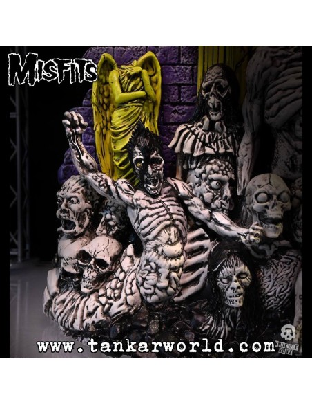 Misfits - Earth A.D. - Estatua 3D - Colección Rock Ikonz - Fabricado por Knucklebonz