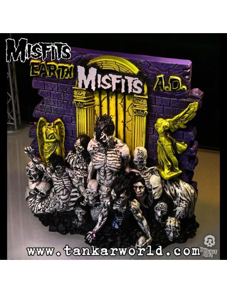 Misfits - Earth A.D. - Estatua 3D - Colección Rock Ikonz - Fabricado por Knucklebonz