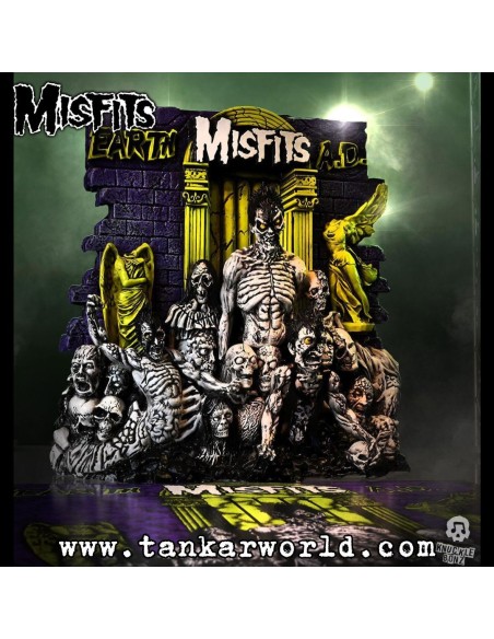Misfits - Earth A.D. - Estatua 3D - Colección Rock Ikonz - Fabricado por Knucklebonz