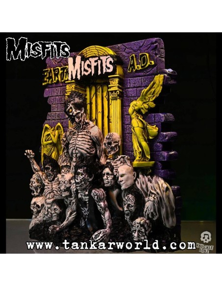 Misfits - Earth A.D. - Estatua 3D - Colección Rock Ikonz - Fabricado por Knucklebonz