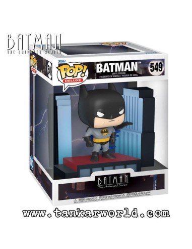 Funko Pop! - Batman en tejado - Batman on Rooftop - Batman The Animated Series - POP! Deluxe 549