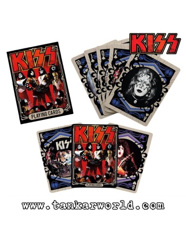 KISS - Love Gun - Baraja de 54 cartas de poker