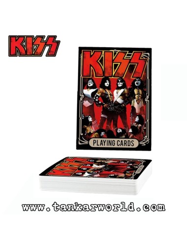 KISS - Love Gun - Baraja de 54 cartas de poker