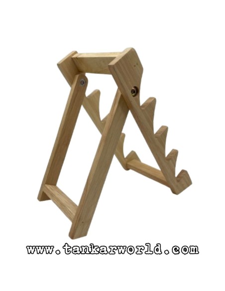 Expositor de madera para 4 navajas - 13 x 26 x 17 cm