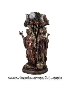 Triple Diosa Celta - Deidad Pagana - Figura Resina - 40 cm 2