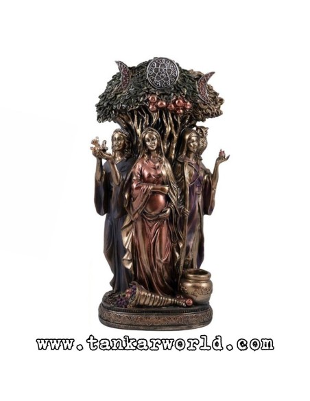 Triple Diosa Celta - Deidad Pagana - Figura Resina - 40 cm
