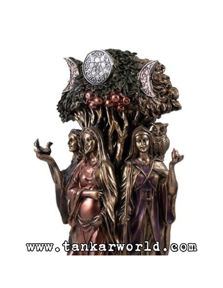 Triple Diosa Celta - Deidad Pagana - Figura Resina - 40 cm
