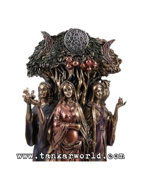 Triple Diosa Celta - Deidad Pagana - Figura Resina - 40 cm