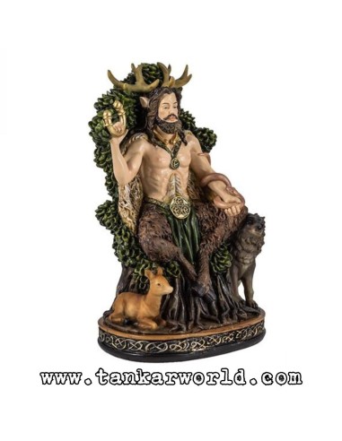 Cernunnos - Dios Celta - Figura Resina - 21 cm