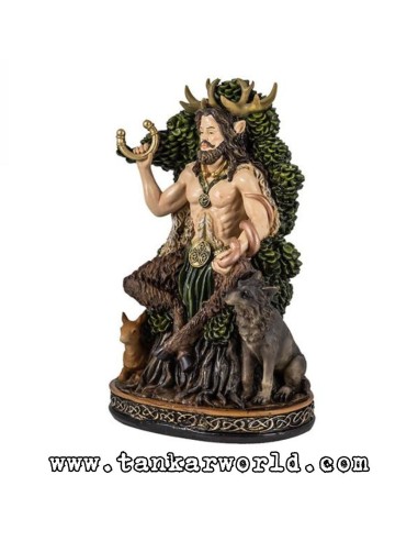 Cernunnos - Dios Celta - Figura Resina - 21 cm