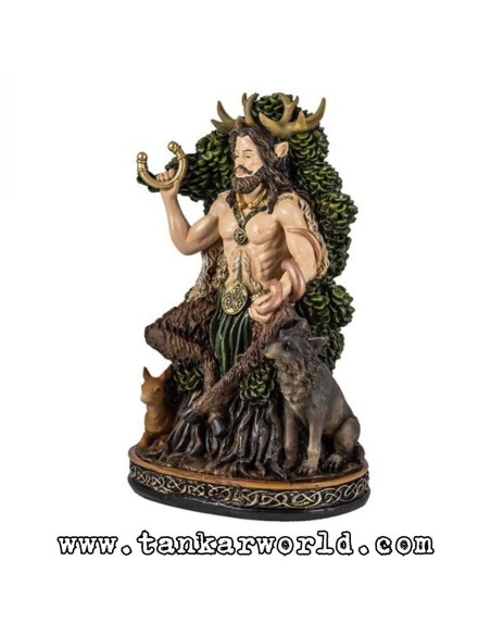Cernunnos - Dios Celta - Figura Resina - 21 cm