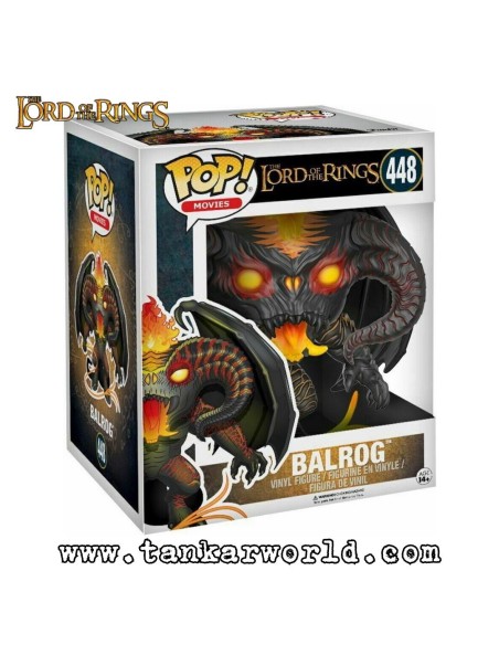 Funko Pop! - Balrog - El Señor de los Anillos - Lord O The Rings - 448 - Super Sized POP! 15 cm