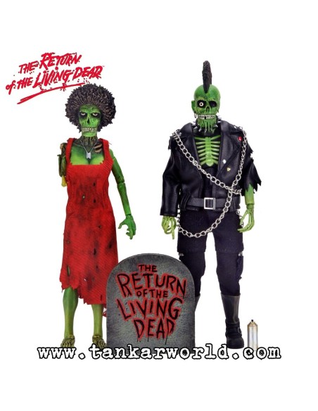 El regreso de los muertos vivientes - Pack 2 Figuras Clothed Trash & Suicide - 20 cm