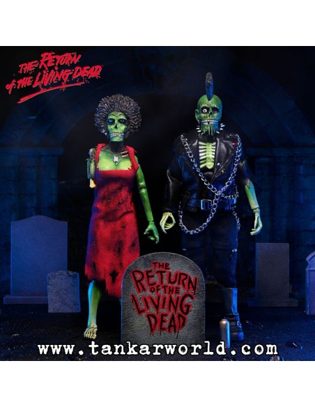 El regreso de los muertos vivientes - Pack 2 Figuras Clothed Trash & Suicide - 20 cm