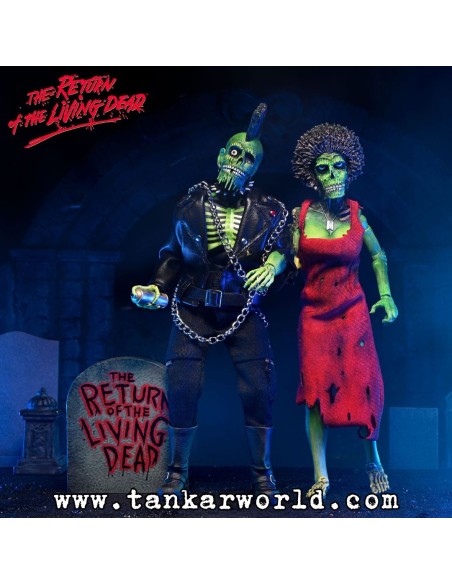 El regreso de los muertos vivientes - Pack 2 Figuras Clothed Trash & Suicide - 20 cm