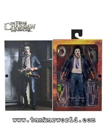 La Matanza de Texas - Figura Clothed Leatherface (Pretty Woman Mask) - The Texas Chainsaw Massacre - 50th Anniversary - 20 cm