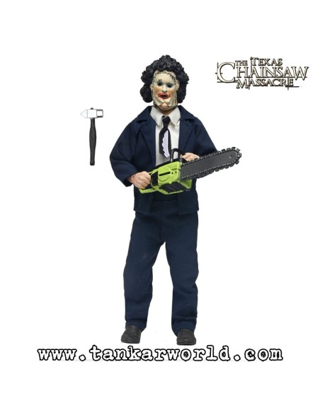 La Matanza de Texas - Figura Clothed Leatherface (Pretty Woman Mask) - The Texas Chainsaw Massacre - 50th Anniversary - 20 cm