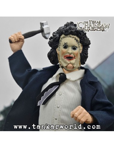 La Matanza de Texas - Figura Clothed Leatherface (Pretty Woman Mask) - The Texas Chainsaw Massacre - 50th Anniversary - 20 cm
