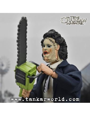 La Matanza de Texas - Figura Clothed Leatherface (Pretty Woman Mask) - The Texas Chainsaw Massacre - 50th Anniversary - 20 cm