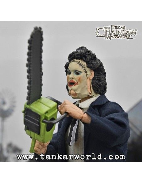 La Matanza de Texas - Figura Clothed Leatherface (Pretty Woman Mask) - The Texas Chainsaw Massacre - 50th Anniversary - 20 cm