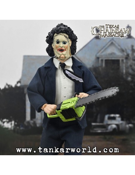 La Matanza de Texas - Figura Clothed Leatherface (Pretty Woman Mask) - The Texas Chainsaw Massacre - 50th Anniversary - 20 cm