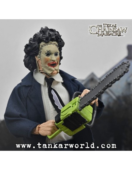La Matanza de Texas - Figura Clothed Leatherface (Pretty Woman Mask) - The Texas Chainsaw Massacre - 50th Anniversary - 20 cm