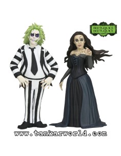 Beetlejuice Beetlejuice - Beetlejuice & Delores - Pack de 2 Figuras Toony Terrors - 15 cm - NECA - Bitelchus
