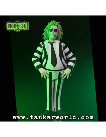 Beetlejuice Beetlejuice - Beetlejuice & Delores - Pack de 2 Figuras Toony Terrors - 15 cm - NECA - Bitelchus
