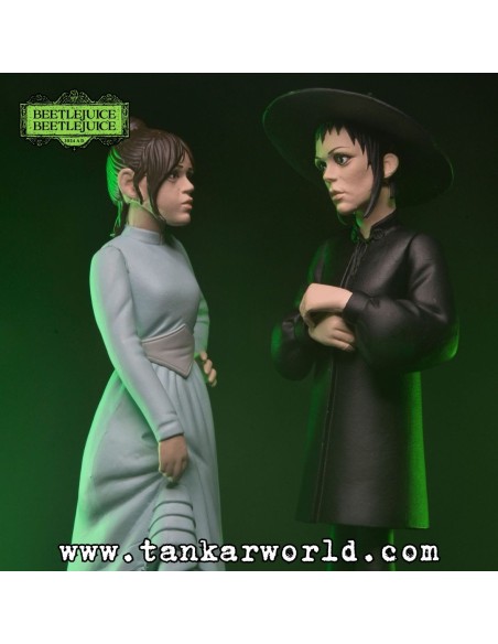Beetlejuice Beetlejuice - Lydia & Astrid - Pack de 2 Figuras Toony Terrors - 15 cm - NECA - Bitelchus