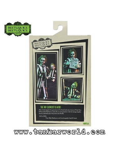 copy of copy of copy of Beetlejuice 1988 - Figura Articulada "Striped Suit" Escala 1:4 - 45 cm - NECA