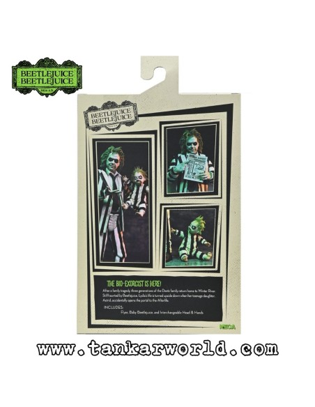 copy of copy of copy of Beetlejuice 1988 - Figura Articulada "Striped Suit" Escala 1:4 - 45 cm - NECA
