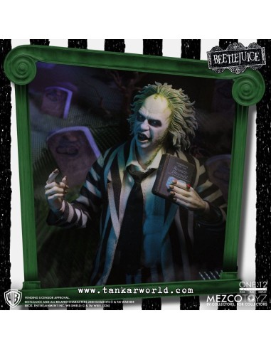 Beetlejuice - Figura Articulada Escala 1:12 - Beetlejuice Deluxe Edition - 18 cm - Mezco Toyz