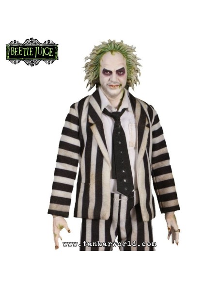 Beetlejuice - Figura Articulada Escala 1:12 - Beetlejuice Deluxe Edition - 18 cm - Mezco Toyz