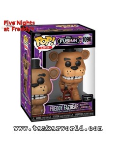 Funko Pop! Fusion - Freddy Fazbear with pizza launcher - Five Nights at Freddy's - FNAF - 1096 2