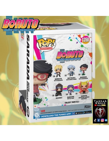 Funko Pop! - Sarada with sharingan - Boruto - 1358