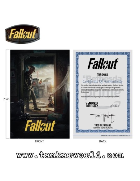 Fallout Figura Movie Maniacs The Ghoul (Season 2) McFarlane Toys 17 cm