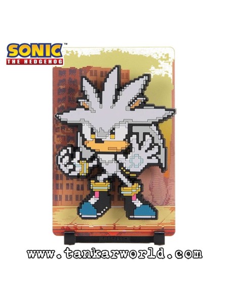 Sonic the Hedgehog (Modern) - FiGGYZ - Figura Coleccionable Magnética - Silver - 11 cm