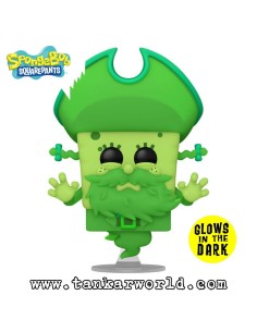 Funko Pop! - Bob Esponja como el Pirata El Holandés Volador - Spongebob Squarepants - 1943 - Brilla en la oscuridad