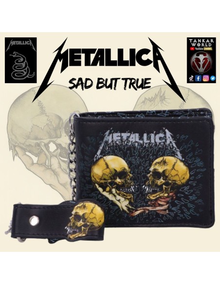 Metallica - Sad But True - Cartera con cadena