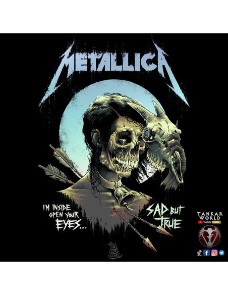 Metallica - Sad But True - Cartera con cadena