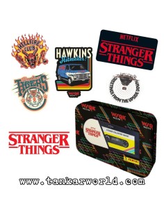 Caja Hojalata Stranger Things One Last Strange Adventure - Sobres y Pegatinas Maxi