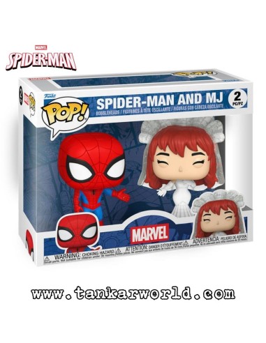 Funko Pop! - Spider-Man and MJ - Marvel - Superhero Couples