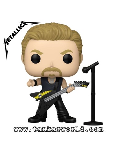 Funko Pop! James Hetfield #484 - Metallica 72 Seasons | Figura de Vinilo