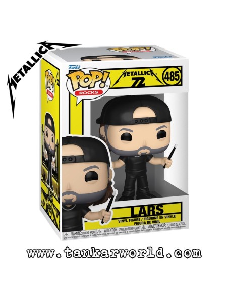 Funko Pop Lars Ulrich 485 - Metallica 72 Seasons - Figura Coleccionable