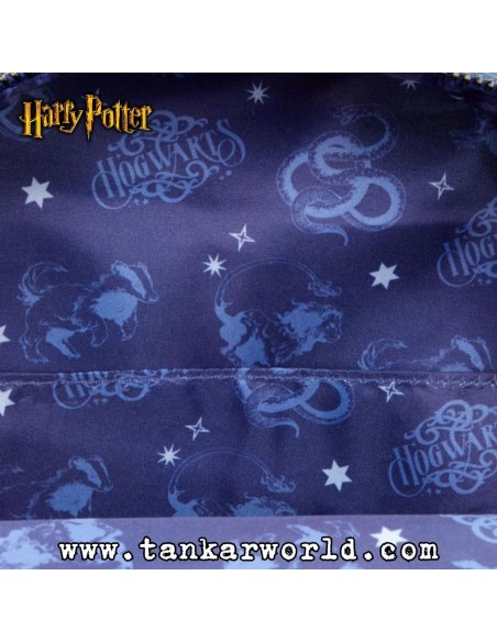 Mochila Mini Harry Potter Denim - Edición Especial Loungefly x Warner Bros