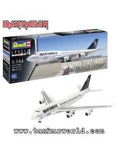 Maqueta Boeing 747 Iron Maiden Ed Force One Revell - Kit de Montaje 49cm