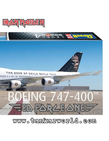 Maqueta Boeing 747 Iron Maiden Ed Force One Revell - Kit de Montaje 49cm