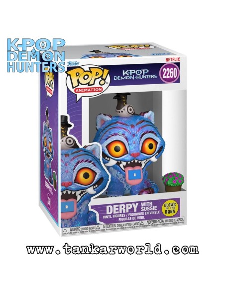 Funko Pop! - Derpy con Sussie - K-Pop - Demon Hunters - 2260 - Brilla en la oscuridad