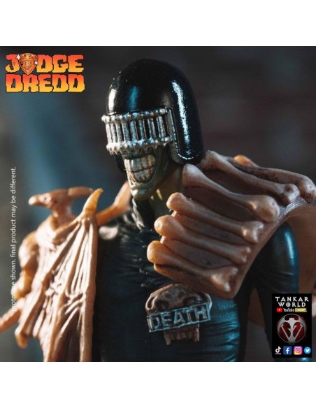 Judge Death - Exquisite Mini Judge Dredd - Figura articulada - 10 cm - Juez Dredd