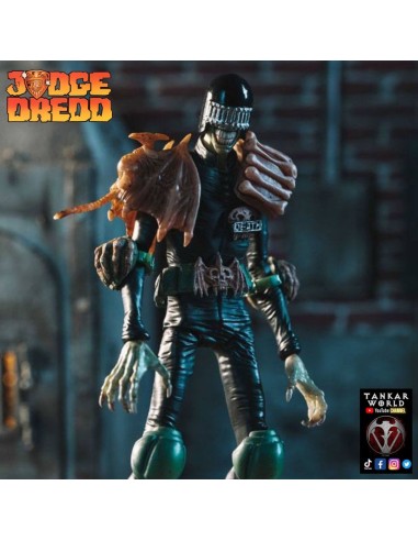 Judge Death - Exquisite Mini Judge Dredd - Figura articulada - 10 cm - Juez Dredd